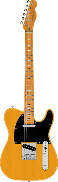 Telecaster 75 Anni Player II Baritone, MN Butterscotch Blonde