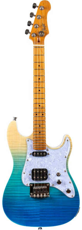 Pathfinder Tenor Electric Ukulele - Trans Blue