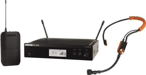 Shure Rackgemonteerd HF-systeem met hoofdmicrofoon