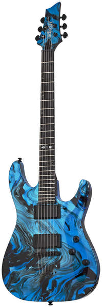 Schecter C-1 Hydro Dip Midnight Tide