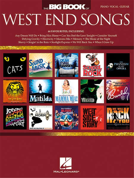 Hal Leonard The Big Book Of West End Songs - PVG