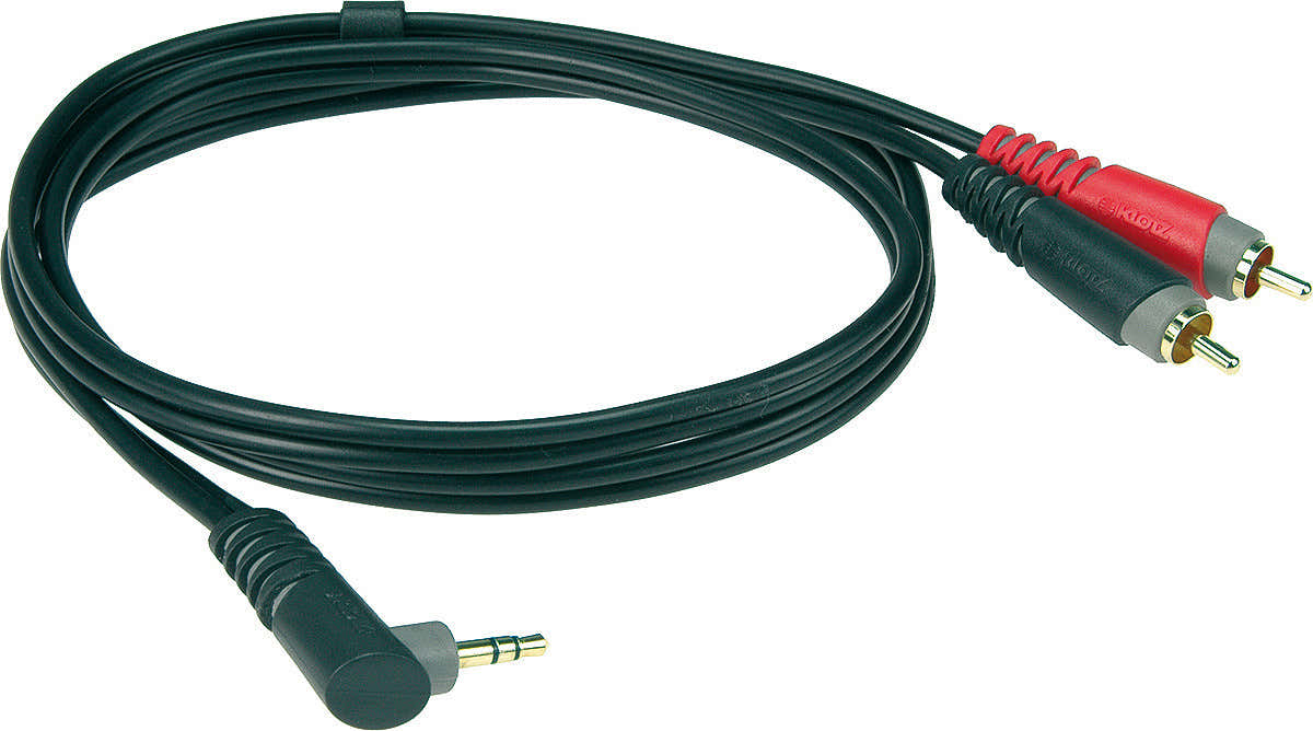 AY7A0100 Mini Jack Coude - 2 RCA 1 M
