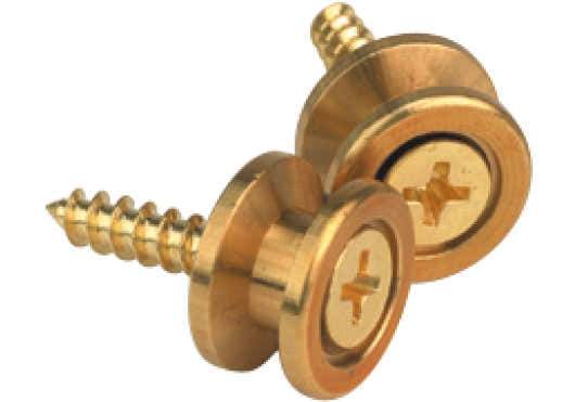 Solid Brass End Pins - Brass (pair)