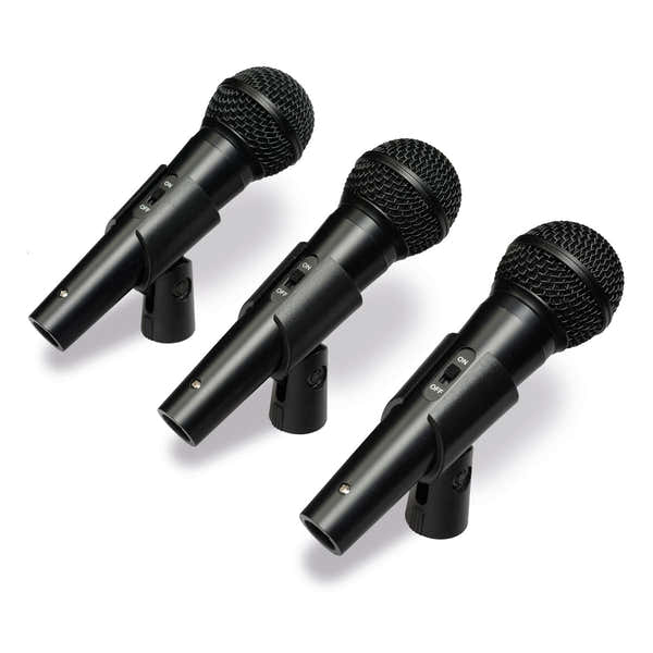 Woodbrass MM5S pack van 3 microfoons