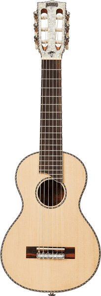 Guitalele Naturel Tête Perlée + Housse