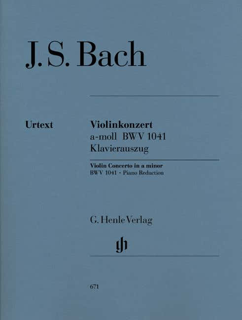 Bach J.S. - Concerto For Violin And Orchestra A Minor BWV 1041