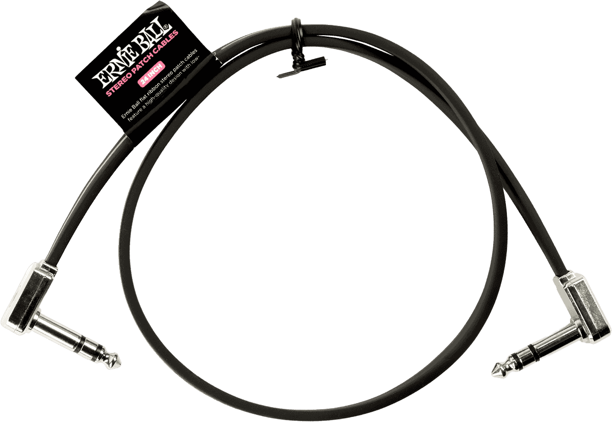 Cables Instrument Patch TRS - Coude Fin & Plat - 60 CM