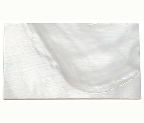 Wit parelmoer 50X30X1MM (1PCE)