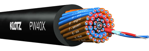 Klotz PW08X.A - BOBINE 100M CABLE AUDIO 8 PAIRES