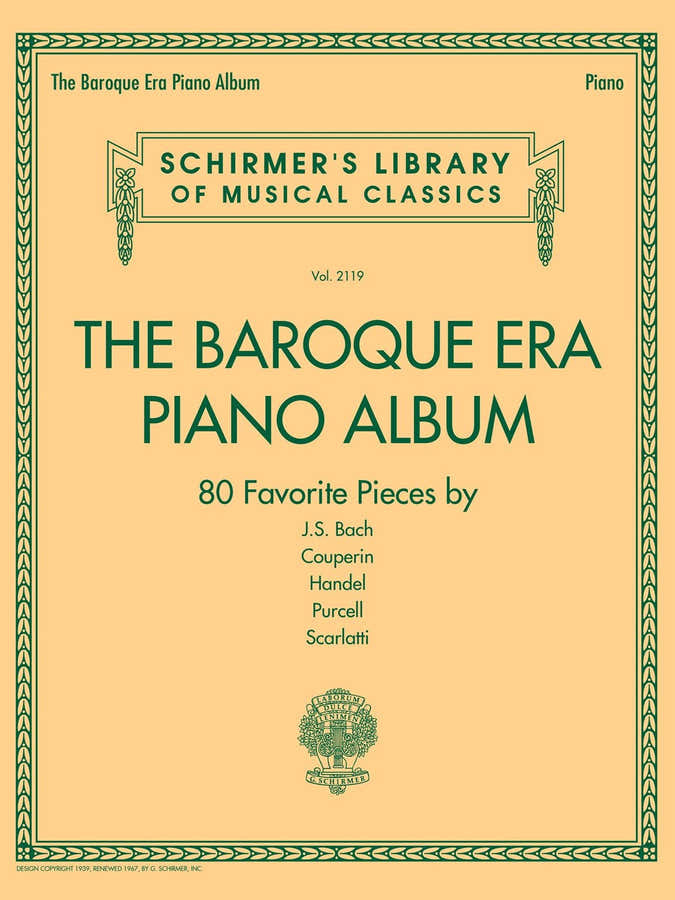 The Baroque Era Piano Album