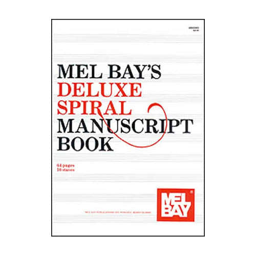 Mel Bay Deluxe Spiral Manuscript Book - Version anglaise