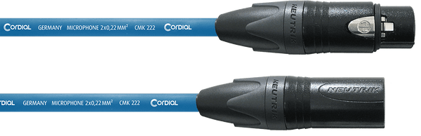 Microfoonkabel XLR 5 M Blauw
