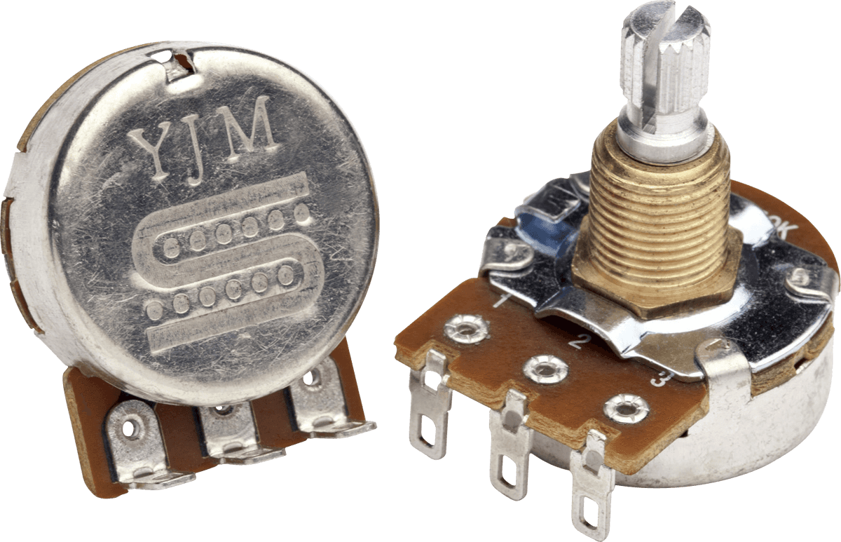 YJM-500 - 500K-potentiometer met Yjm-logo