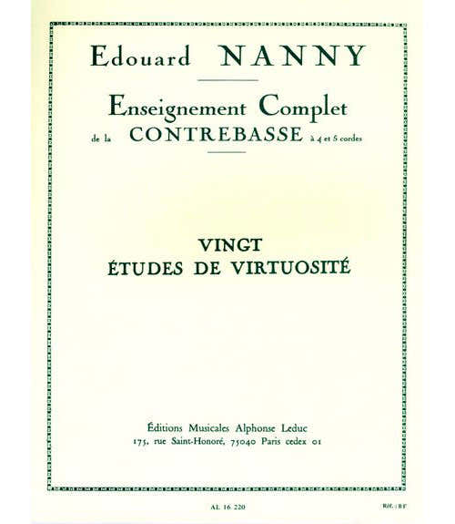 Leduc Nanny Edouard - 20 Etudes De Virtuosite