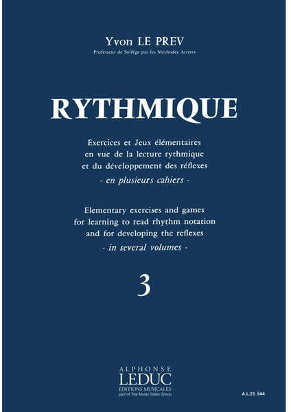 Rythmique Exercices et jeux - Vol. 3