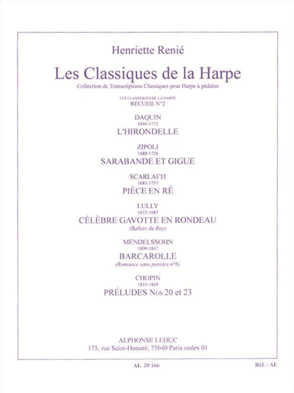 Les Classiques de la Harpe No. 2