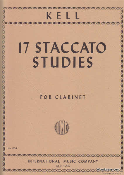 Kell R. - 17 Staccato Studies - Clarinette