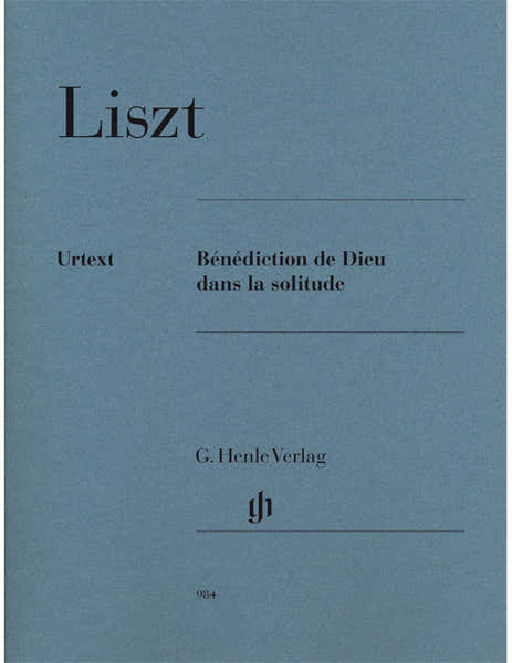Liszt F. - Benediction De Dieu Dans La Solitude - Piano