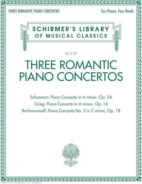Three Romantic Piano Concertos