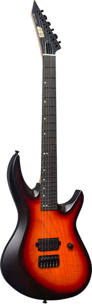 ESP HDX-I 3 Tone Sunburst Satijnafwerking met open poriën