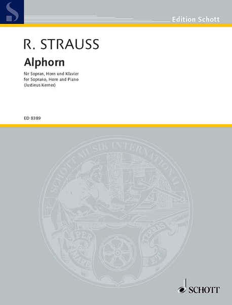 Strauss Richard - Alphorn O. Op. Av 29 - Soprano Horn In Eb And Piano