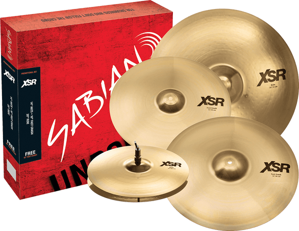 XSR5005GB - Pack XSR Harmonique 14/16/20 + 18" Crash +90 JOURS ESSAI DRUMEO