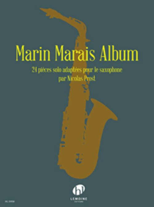 Prost Nicolas - Marin Marais Album - saxofoon