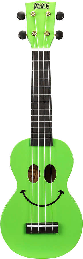 Gmh Usmile-Gn Ukulele Green Smile + Gigbag