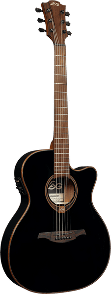 Lâg Tramontane T118ASCE Auditorium Slim Cutaway Elektro Zwart