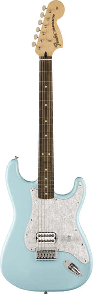 Fender Stratocaster Signature Tom Delonge RW LTD Daphneblauw - Gereconditioneerd