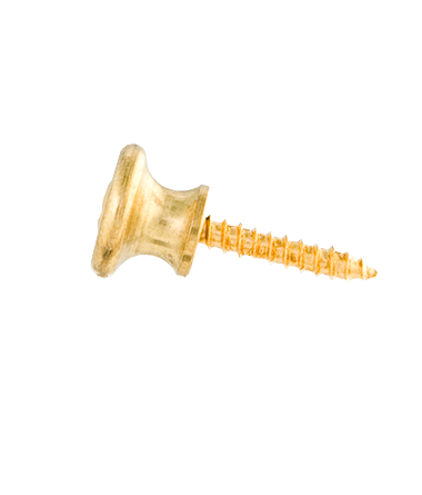 Strap Buttons Brass 2 Pack