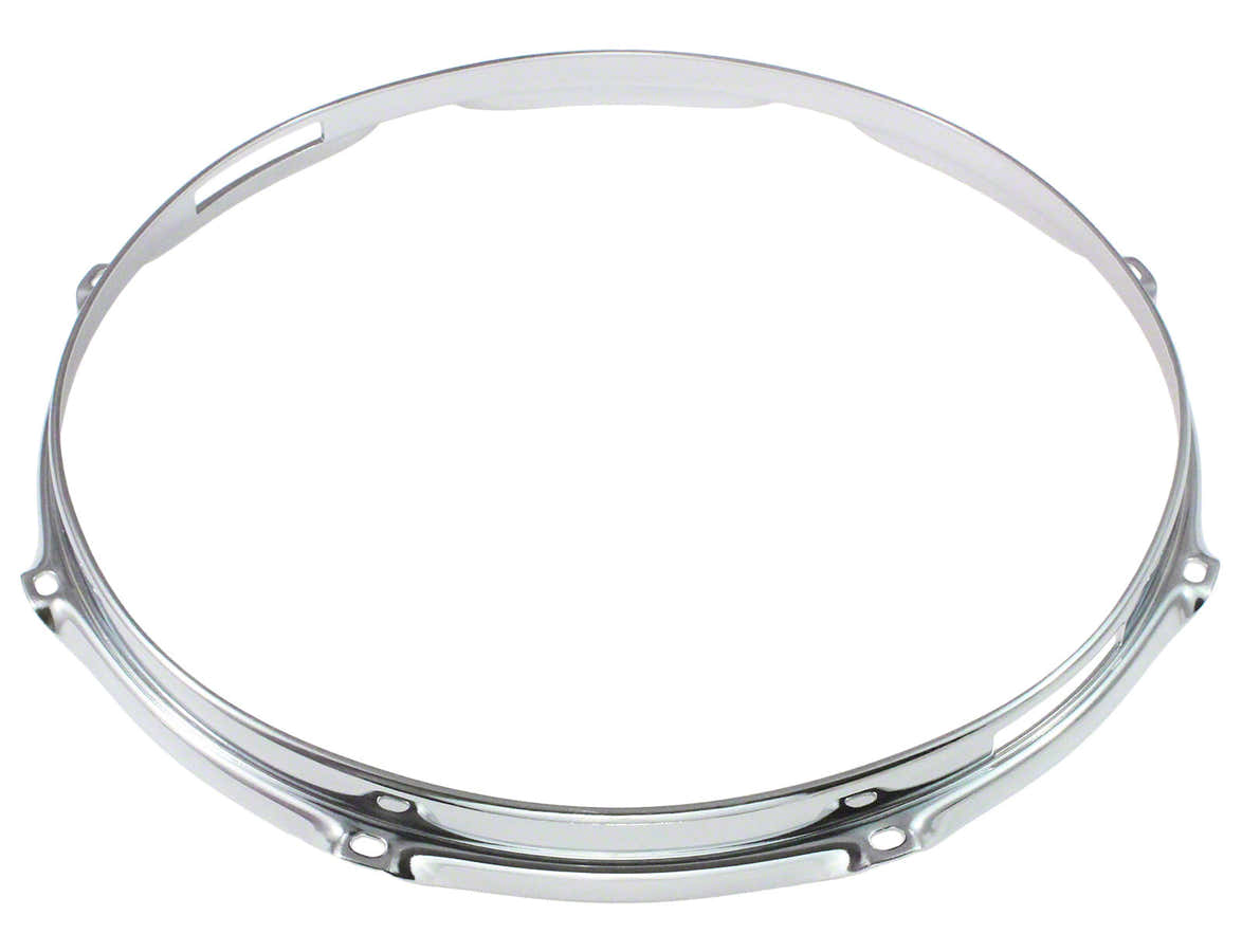 HS23-12-8S - 12" 8 HOLES SNARE SIDE 2.3MM S-STYLE TRIPLE FLANGE DRUM HOOP