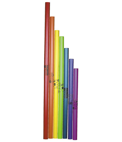 Diatonische bas-Boomwhackers – 7 tonen