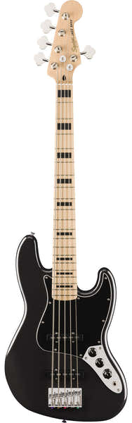 Squier Jazz Bass Affinity Active Mn Zwart metallic