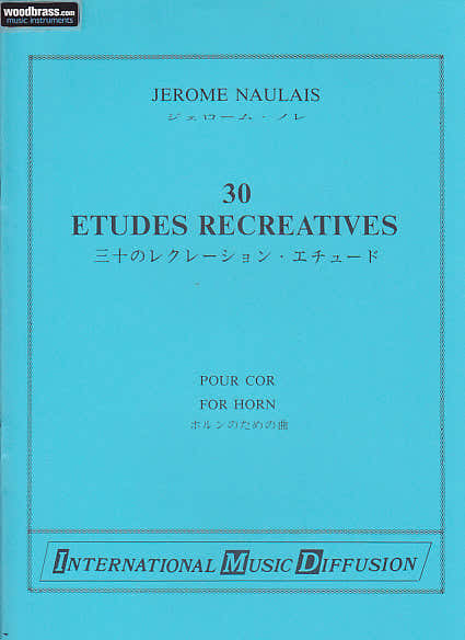 Naulais - 30 Études Récréatives - Cor