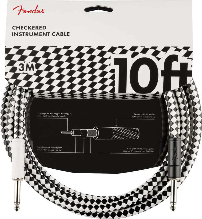 3m Professional Instrument Cable Checkerboard