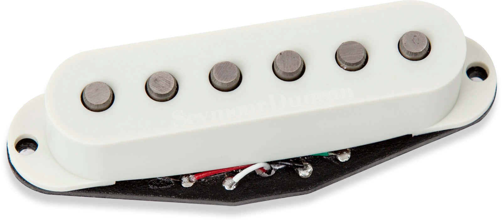 Micro Simple Hot Chicken Strat Stack Chevalet Olympic White