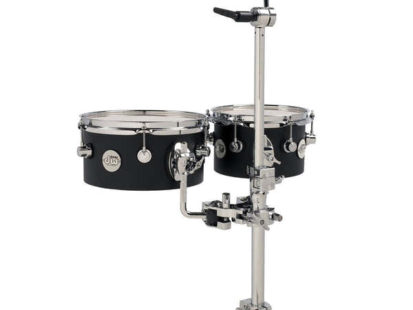 DW Drum Workshop Concert Tom 8X5" 10X5 Dgn Black Satin