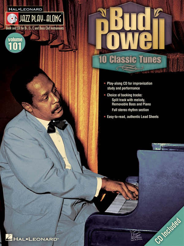 JAZZ PLAY ALONG VOLUME 101 - BUD POWELL ALL INSTRUMENTS + CD - E FLAT INSTRUMENTS