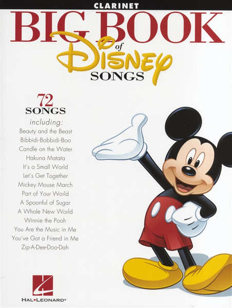 Hal Leonard The Big Book Of Disney Songs Instrumental Folio - Clarinet