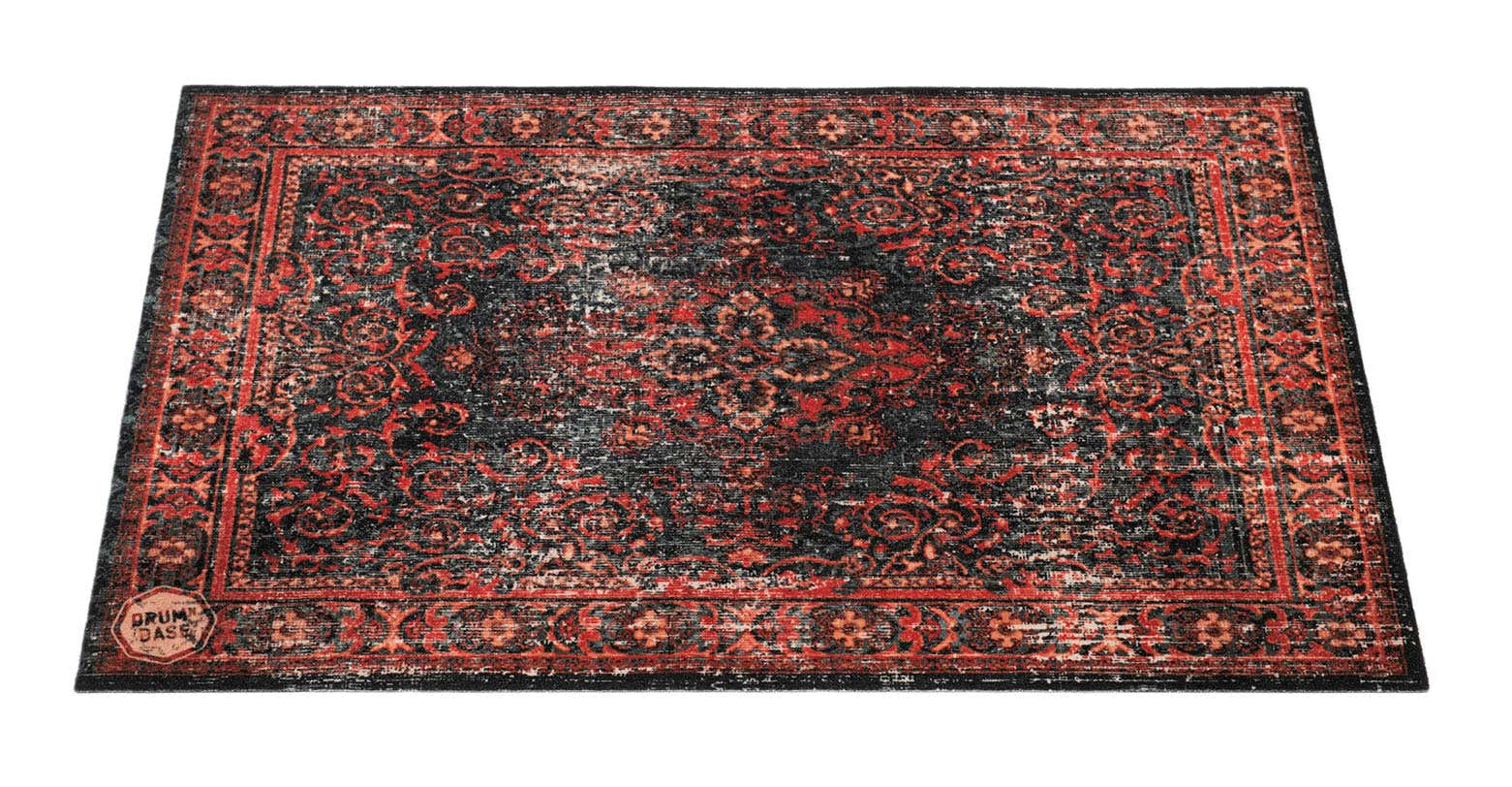 Tapis Vintage Persian 1.30 X 0.90M Antidérapant - Black Red