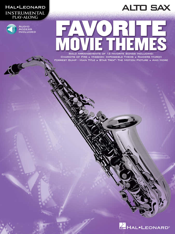Favorite Movie Themes For Alto Saxophone + Audio Access