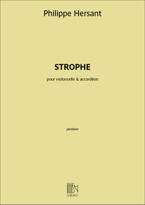 Hersant Philippe - Strophe - Cello & Accordeon