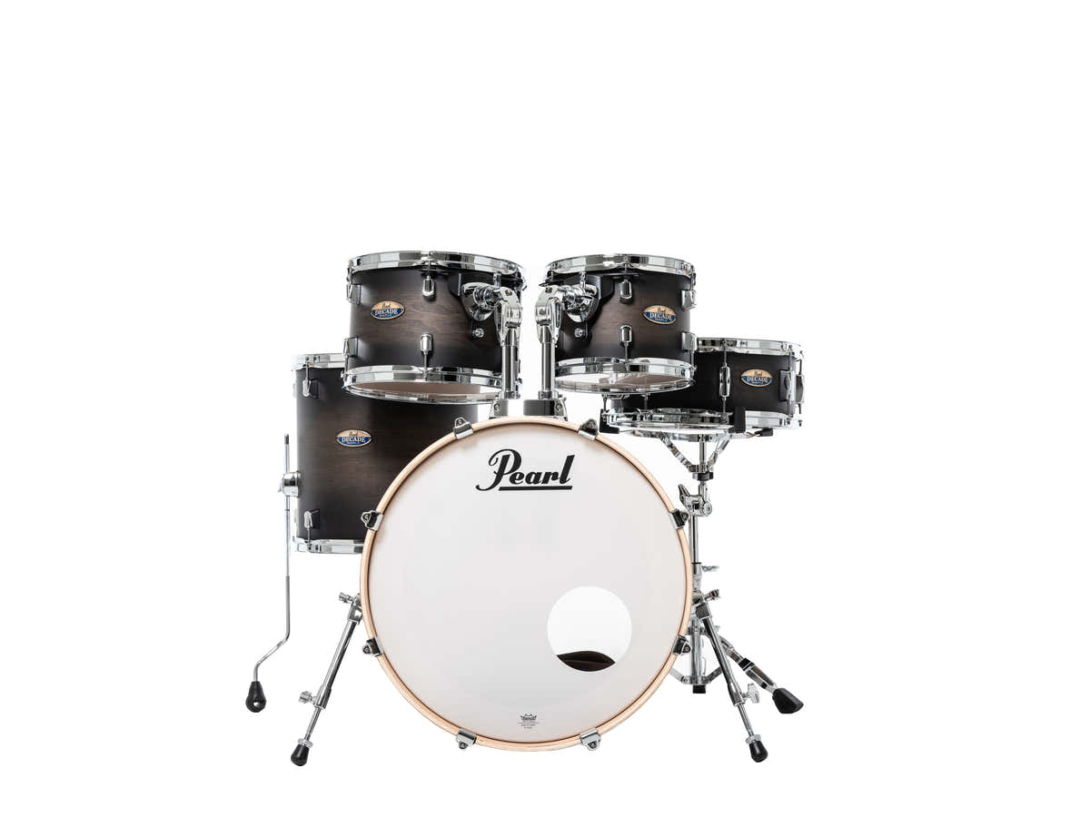 Decade Maple Studio Fusion 20 Satin Black Burst (sans Hardware)