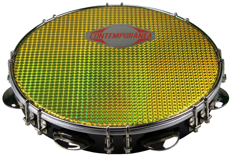 C-PF11-01BG - Pandeiro 11" Noir - Peau Or