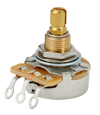 500K Ohm Audio Taper Potentiometer Short Shaft
