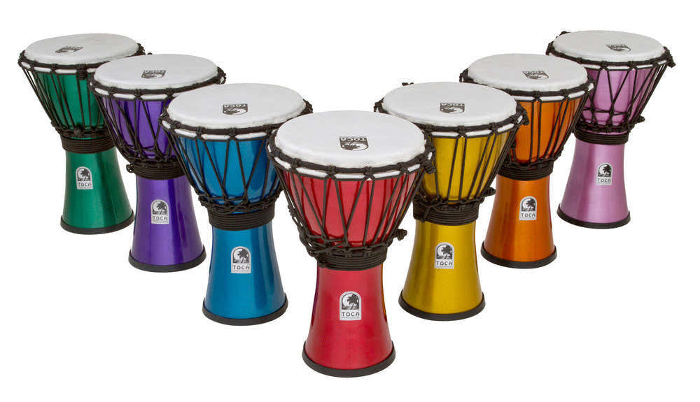 PACK 7 DJEMBE FREESTYLE COLORSOUND 7"