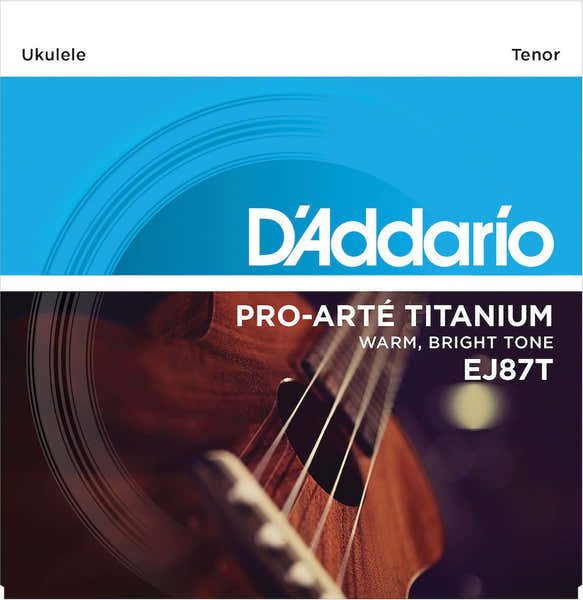 D'ADDARIO EJ87t Titanium Ukulélé Strings Ténor