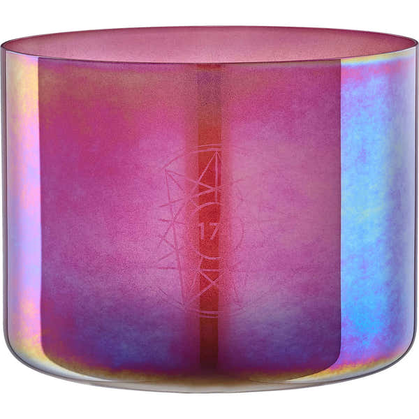 Sonic Energy ESOLCSB174 - Bol chantant en cristal Essence Solfeggio de 8" 174 Hz Brandy Rose