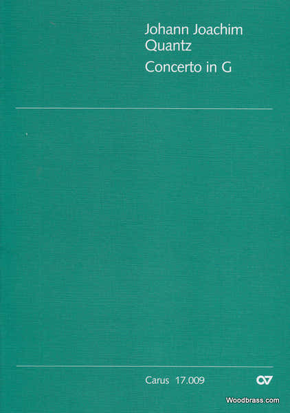 Carus Quz J.J. - Concerto In G Qv 5:178